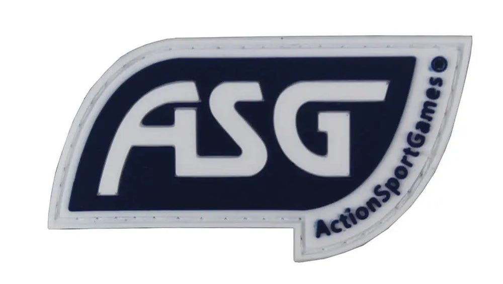 ASG Patch (PVC) - Blå frontbillede med logo