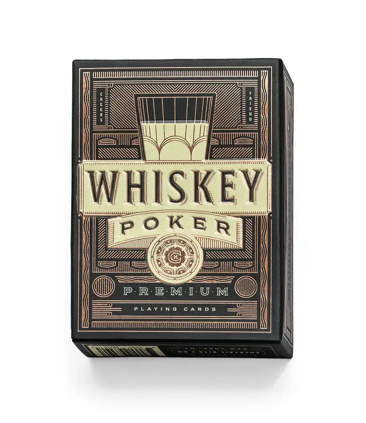 CK2G Whiskey Poker Spillekort Cocktail Kits 2 Go
