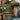T-shirt langærmet i woodland camouflage, 100% bomuld