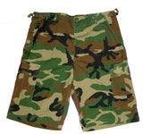 Shorts, M65 i Bermuda stil med camouflagemønster og sidelommer