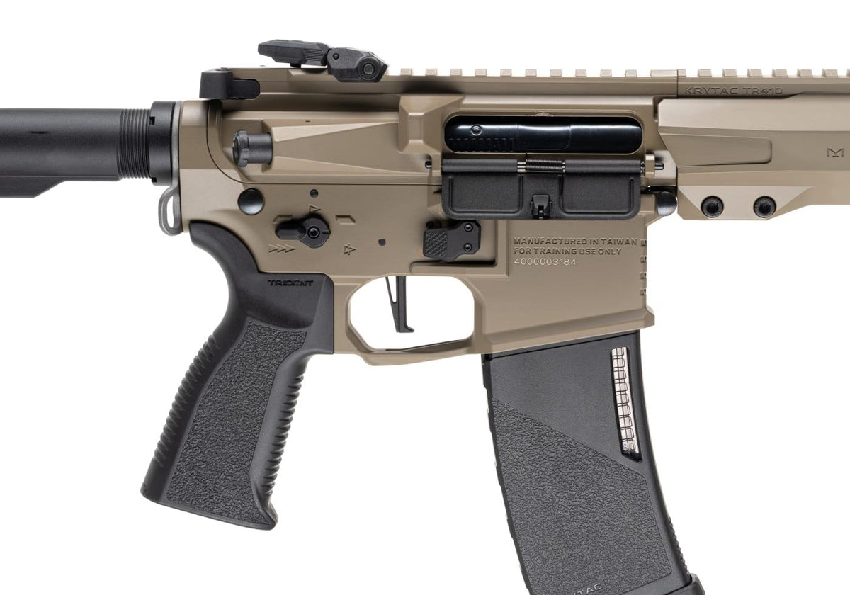 Krytac Trident MK3 SPR-M airsoftgevær i mørk jordfarve