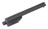 Montageskinne til G18C EL og CM030 pistol, sort metal, sideansigt