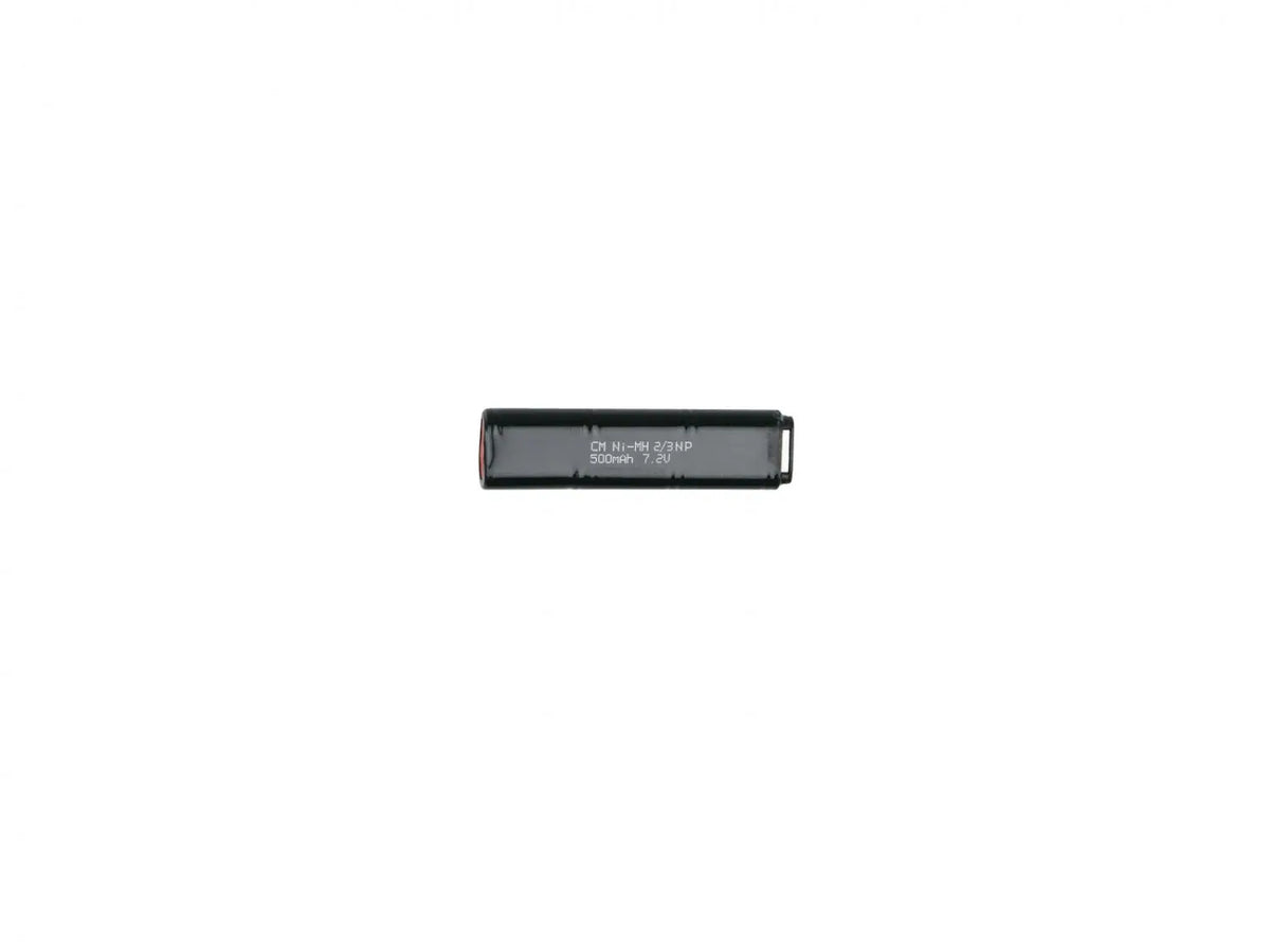 ASG 7,2V 500mah batteri til el pistol, hvid baggrund
