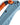 Benchmade 18060S Adira foldekniv med delvist savtakket MagnaCut drop point-blad, Depth Blue Grivory-skæfte og orange lanyard