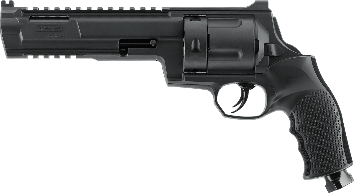 Umarex T4E TR 68 Gen2 revolver set fra venstre side