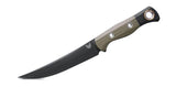 Benchmade 4050BK-01 Meatcrafter udbeningskniv med sort DLC-belagt CPM-154 trailing point-blad og skæfte i OD Green og sort G10