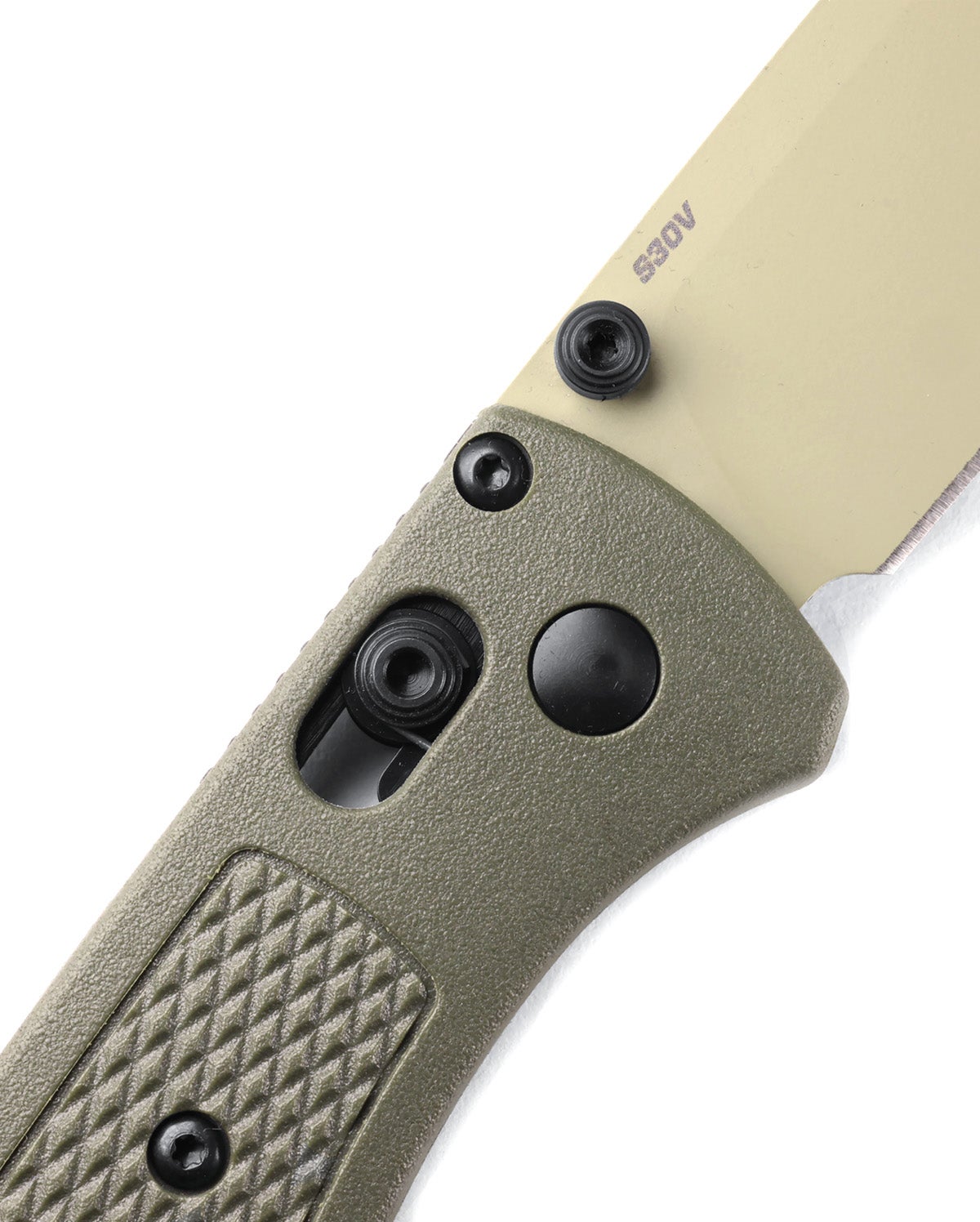 Benchmade 535TN-11 Bugout foldekniv med CPM-S30V drop-point blad og skæfte i Dark Olive Grivory