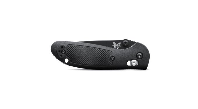 Benchmade 556SBK-S30V Mini Griptilian foldekniv med sort CPM-S30V drop-point blad og sort Grivory-skæfte