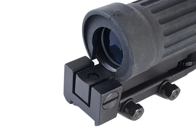 AIM Elcan lignende sort sigte til airsoftvåben, monteret på side