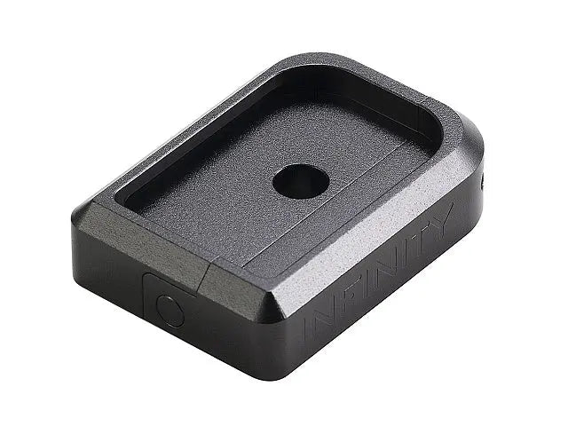 Sidebillede af AIP CNC Infinity Puzzle magasinbase til Hi-capa i sort, lille