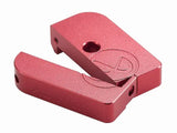 AIP CNC Infinity Puzzle Magasin base til Hi-capa, lille, rød, bund, set fra siden