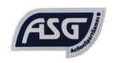 ASG Patch (PVC) - Blå frontbillede med logo