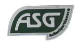 ASG PVC patch grøn frontvisning