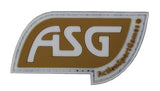 ASG Patch i PVC med tan farve