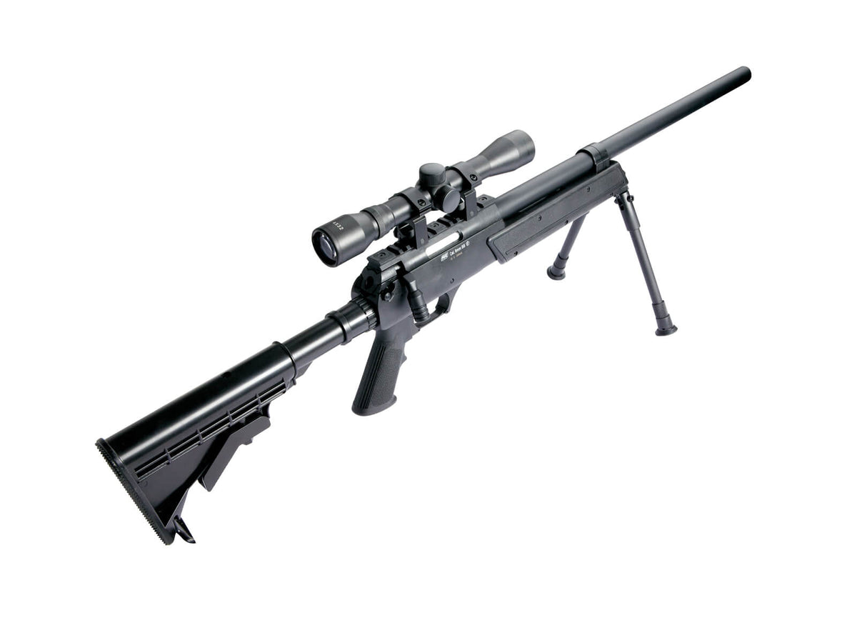 ASG Urban Sniper riffel, airsoft gevær med kikkert