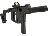 AceTech Kriss Vector Tracer pistol med lyddæmper skævt fra siden