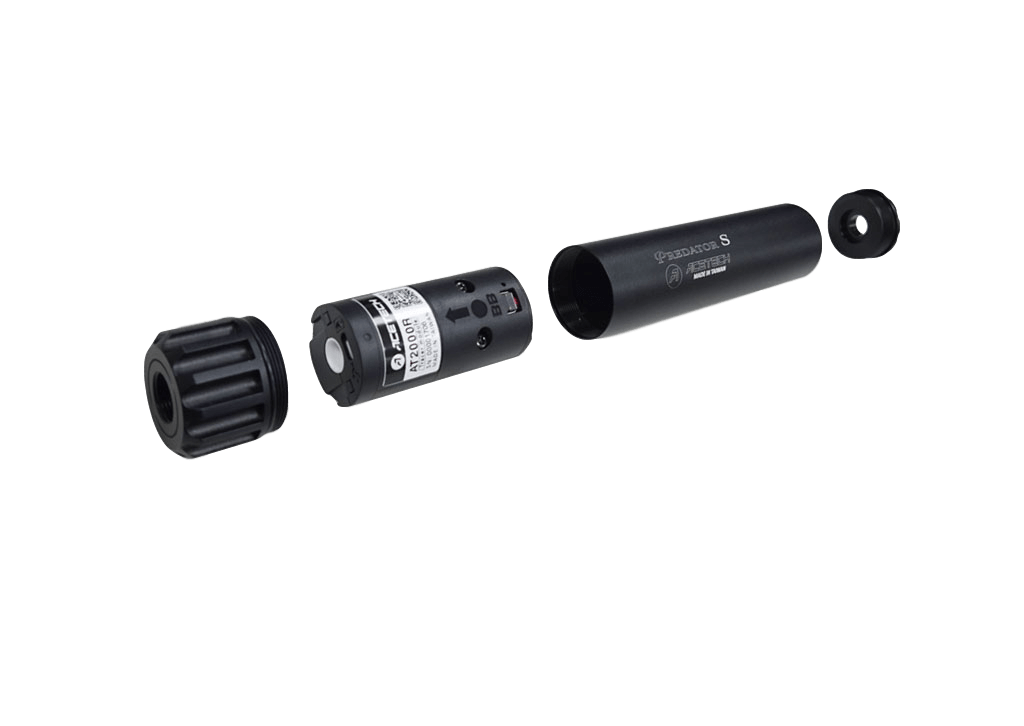 AceTech Predator S Tracer, Sort, 14mm CCW Acetech