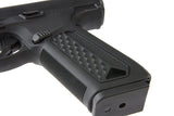 Action Army AAP01 sort airsoft pistol med magasinet installeret