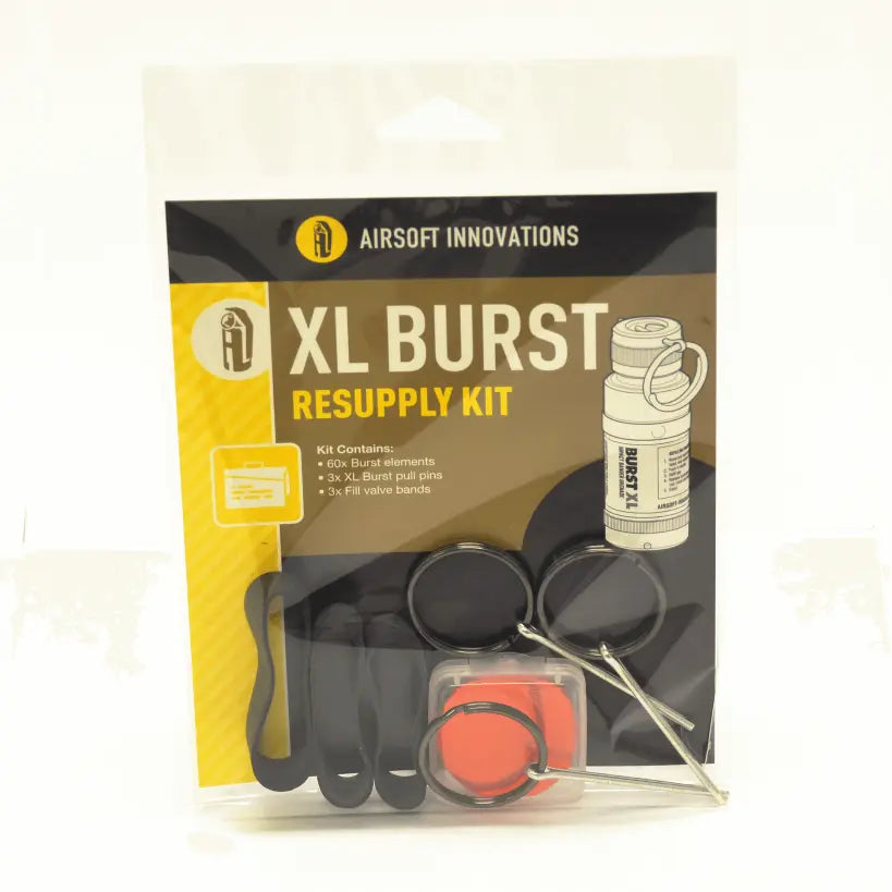 Airsoft Innovations XL Burst Resupply Kit indeni pakken
