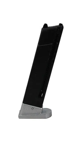 Airsoft magasin 12 skud til M92FS sølv manuel pistol