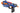 Blaze Storm pistol med store pile legetøj, blå og orange blaster