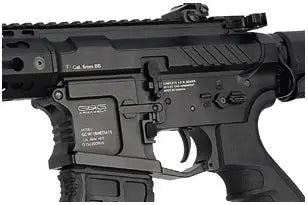 G&G Wild Hog 9 tommer grå airsoftgevær med magasin og manual