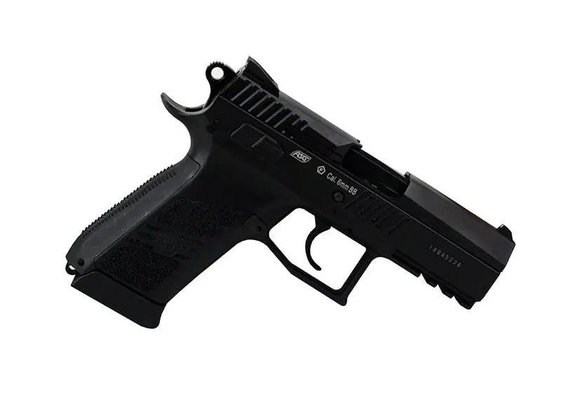 CZ 75 P-07 DUTY airsoft pistol forfra, CO2 version