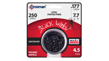 Crosman Black Widow Hagl, 4,5 mm, 250 stk Crosman
