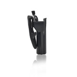 Sort Cytac Thumb hylster til M92 pistol med et magasinhylster, set fra siden.