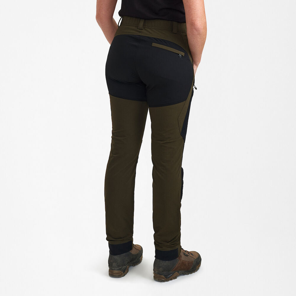 Deerhunter Lady NORTHWARD bukser, Bark Green/Black