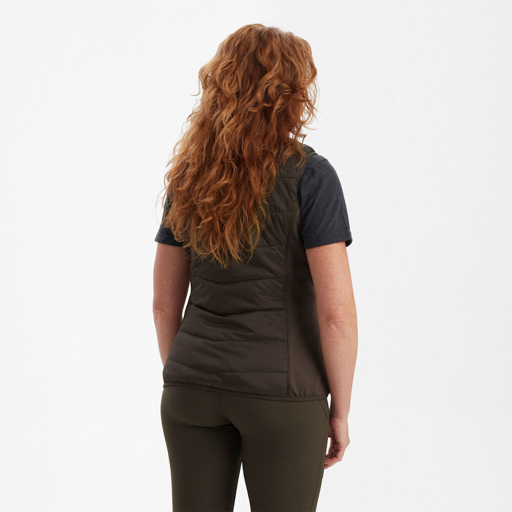 Deerhunter Lady HEAT vatteret vest, Wood