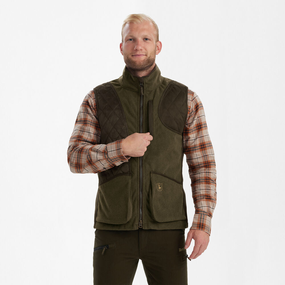 Deerhunter GAMEKEEPER skydevest, Graphite Green Melange