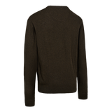 Deerhunter HARRINGTON strik med V-hals, Brown melange