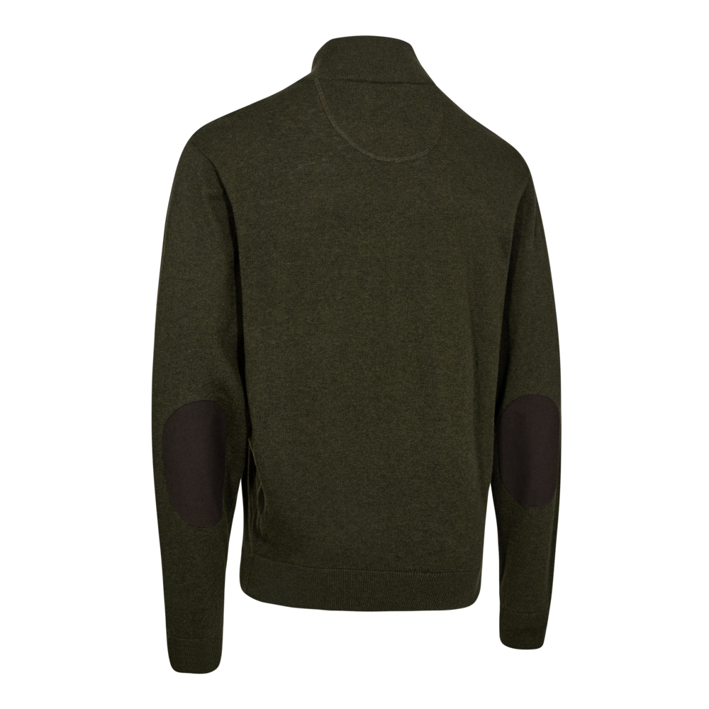 Deerhunter HARRINGTON strik med lynlåshals, Forest Ember Melange