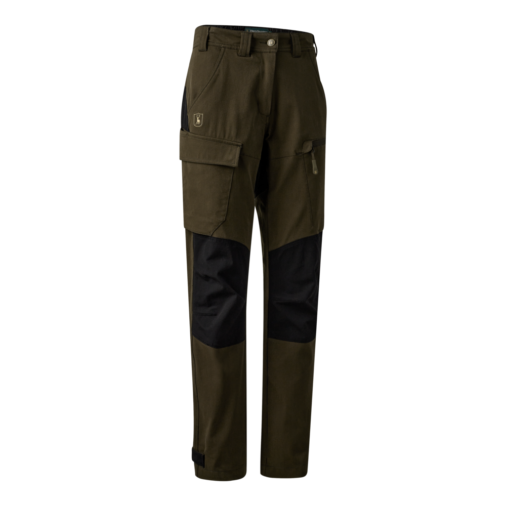 Deerhunter Lady SAREK full stretch bukser, Fallen Leaf/Black