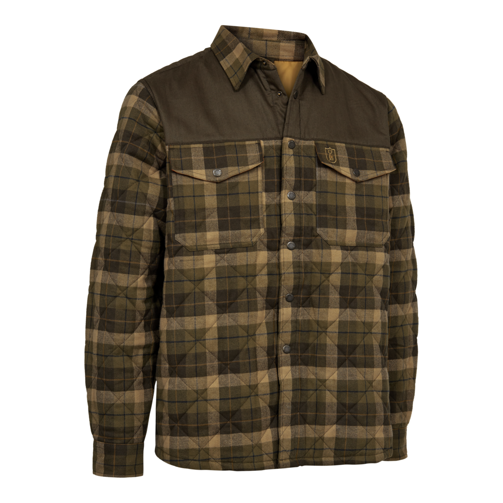 Deerhunter Youth ELBERT vatteret skjortejakke, Brown Check