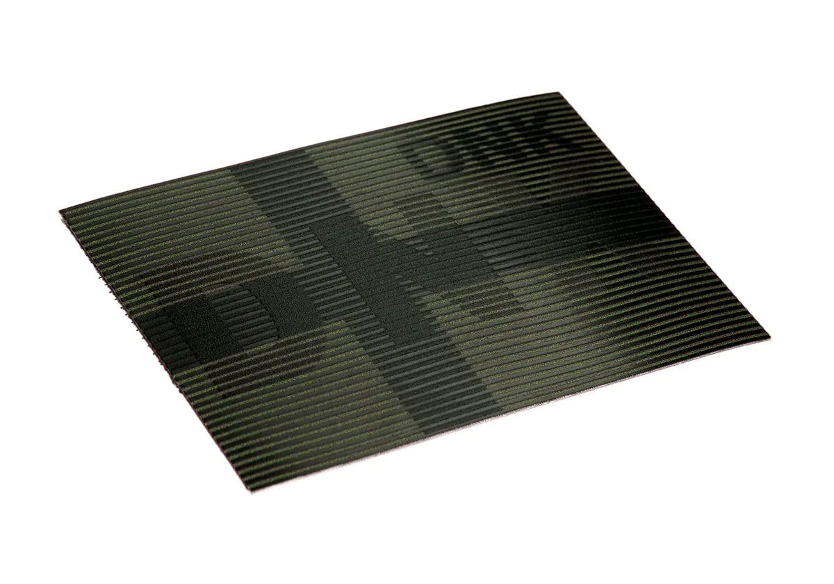 ClawGear IR Patch Danmark RAL7013, dansk flag i mat grøn camouflagefarve