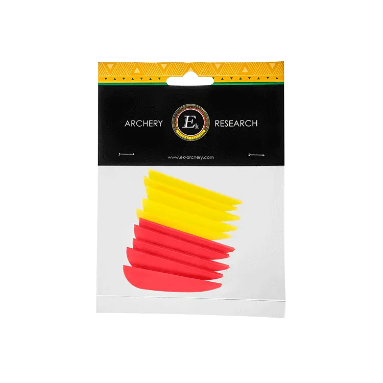 EK Archery faner 2,5 tommer, 10 stk