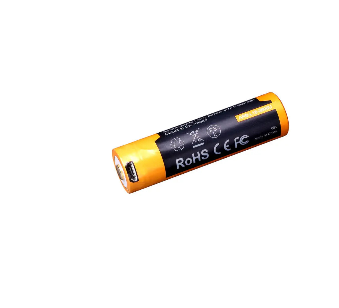 Fenix 18650, 2600 mAh, Genopladeligt Batteri Fenix Lightning