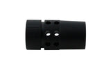 Flammeskjuler CNC 14 mm CCW front billede for airsoft