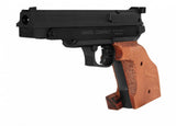 Gamo Compact 4,5 mm luftpistol i sort med brunt greb