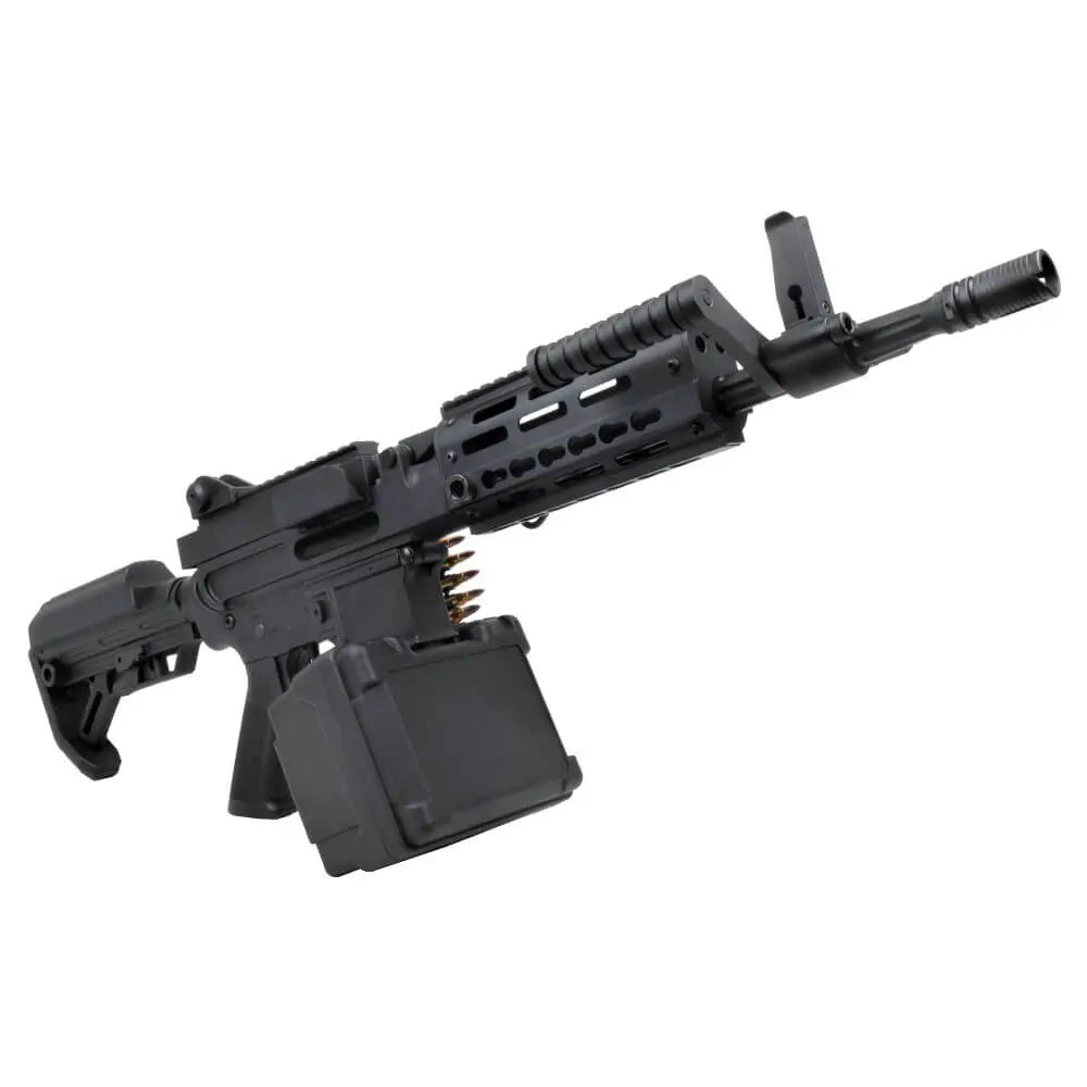 Golden Eagle LMG airsoftvåben med magasin og justerbar kolbe, billede 5