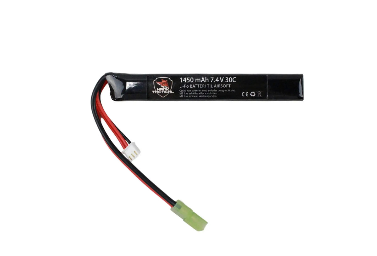 Hank Tactical 7.4V LiPo 1450 mAh stang til LMG