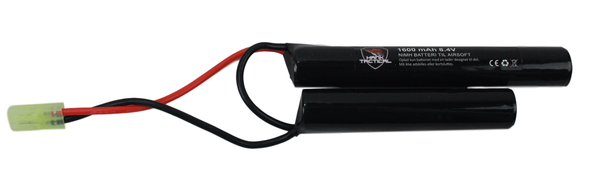 Hank Tactical 8,4V NiMH 1600 mAh Crane batteri til airsoftvåben