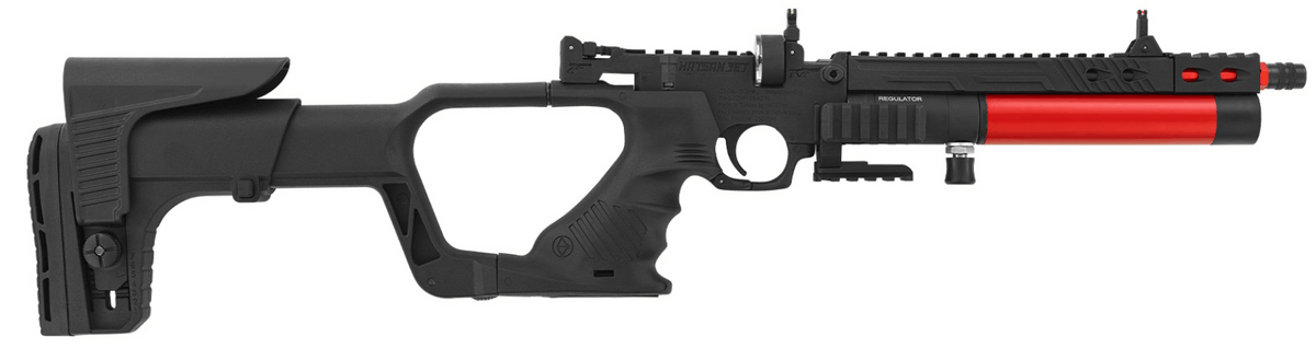 Hatsan Jet 1 RG Luftpistol PCP, 4,5 mm, Rød Hatsan