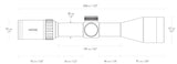 Hawke Vantage 30 WA IR 2,5-10X50 kikkertsigte fra siden