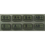 Helikon-Tex Blodtype Patch i oliven grøn med A/Rh- type