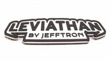 Jefftron Brand Patch, Sort/Hvid Jefftron