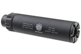 Krytac HPS 5GC Lyddæmper PDW design i elegant sort farve til airsoft.