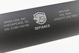 Krytac HPS 5GC lyddæmper PDW design detail, sort airsoft tilbehør.